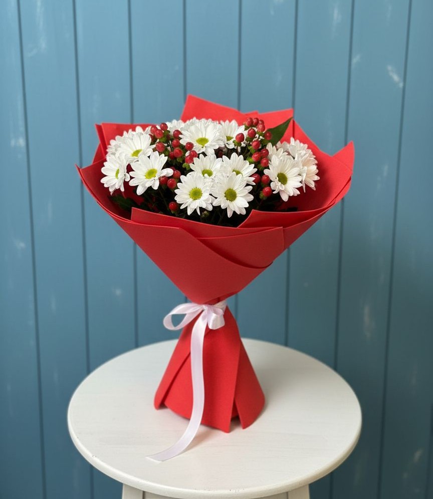 Букет цветов из: Хризантемы в Марусино