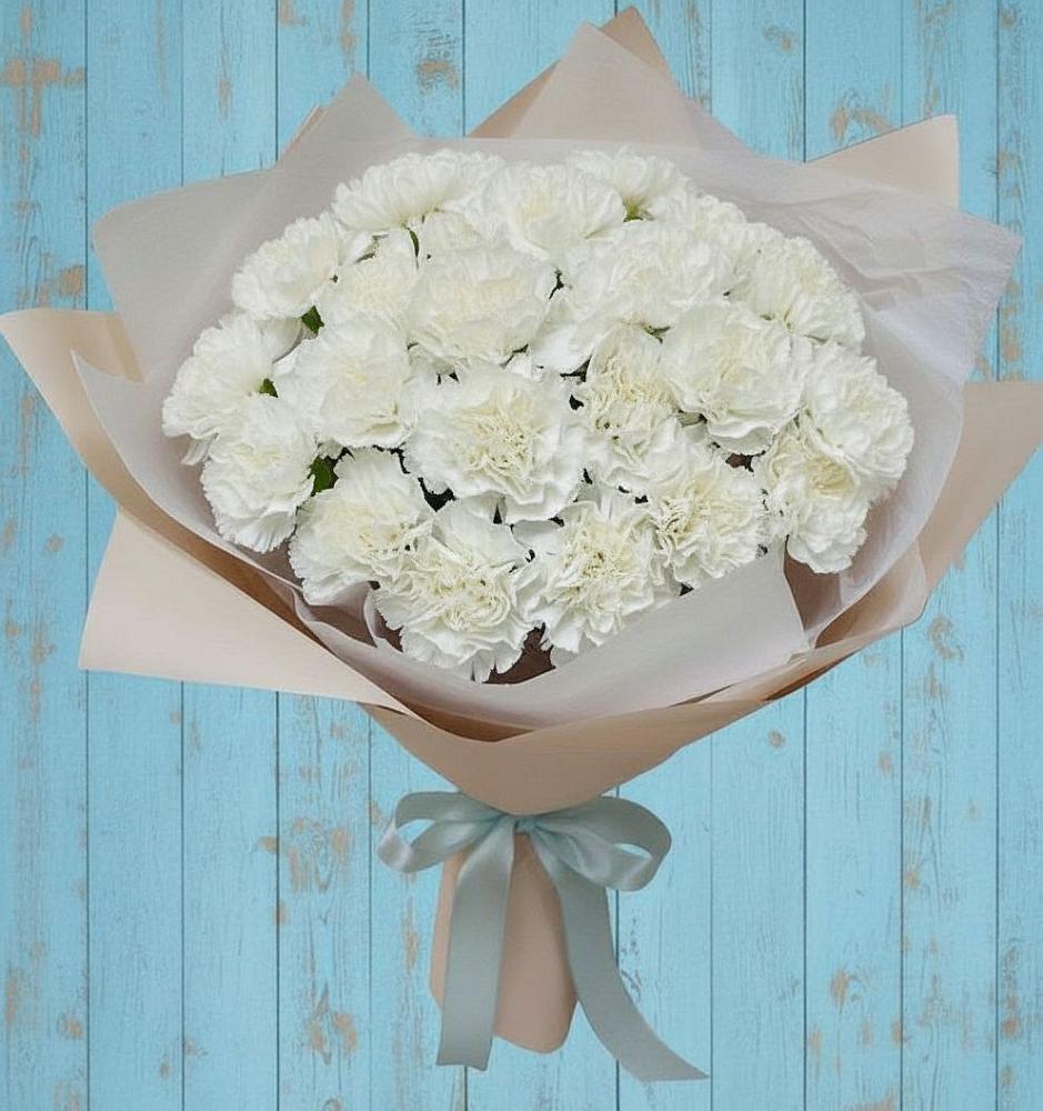 Букет цветов из: Гвоздики в Марусино