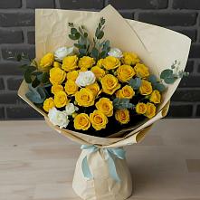 Букет цветов из:  Розы в Марусино