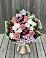 Букет цветов из: Альстромерии, Гвоздики, Розы и Хризантемы в Марусино