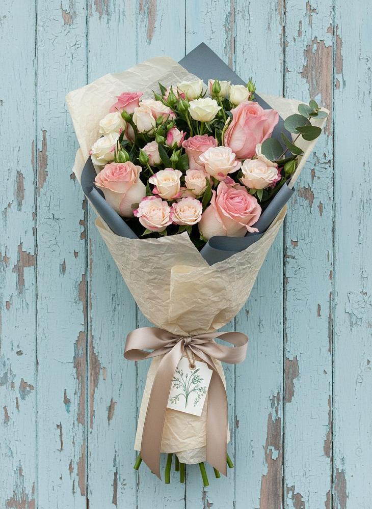 Букет цветов из: Розы в Марусино