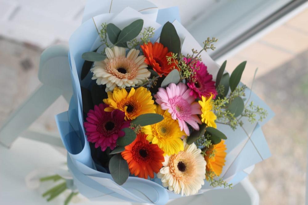 Букет цветов из: Герберы в Марусино