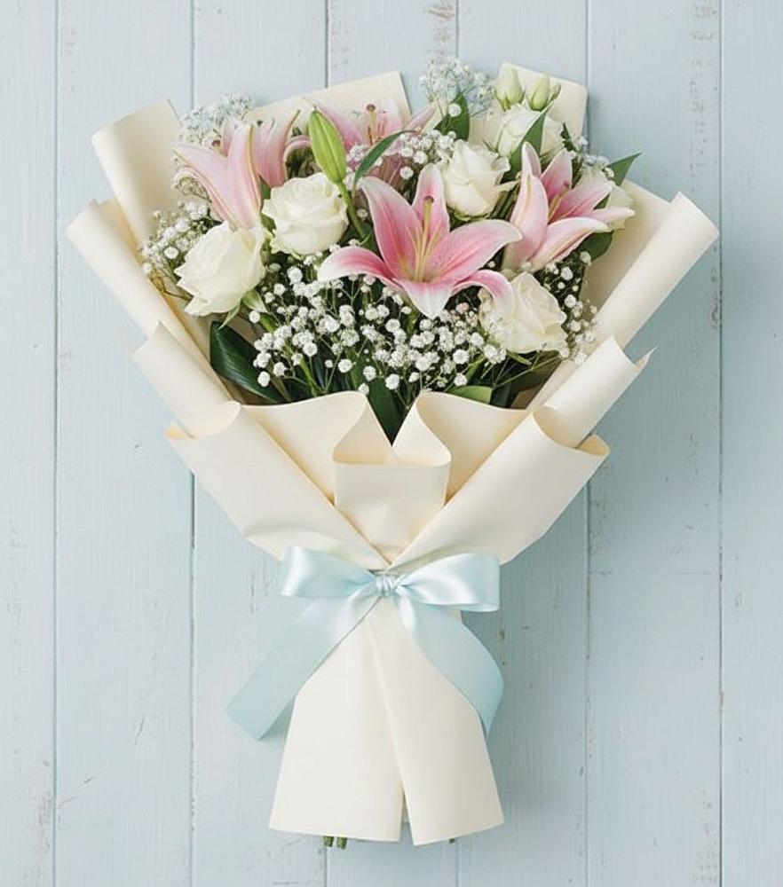 Букет цветов из: Лилии в Марусино