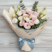 Букет цветов из:  Лизиантусы в Марусино