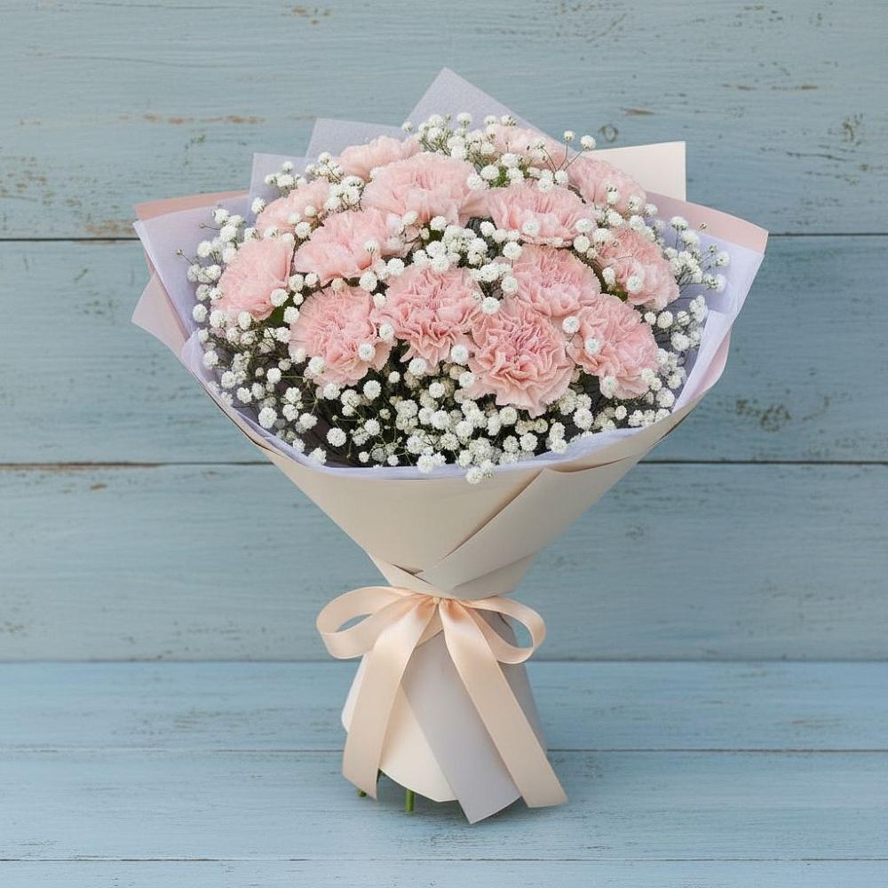 Букет цветов из: Гвоздики в Марусино