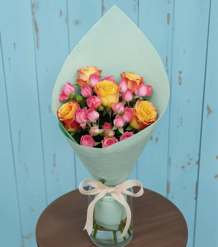 Букет цветов из: Розы в Марусино