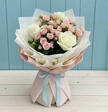 Букет цветов из:  Розы в Марусино