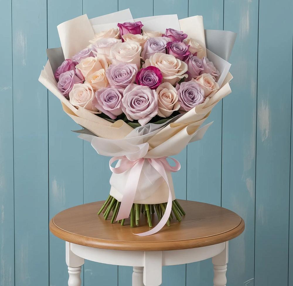 Букет цветов из: Розы в Марусино