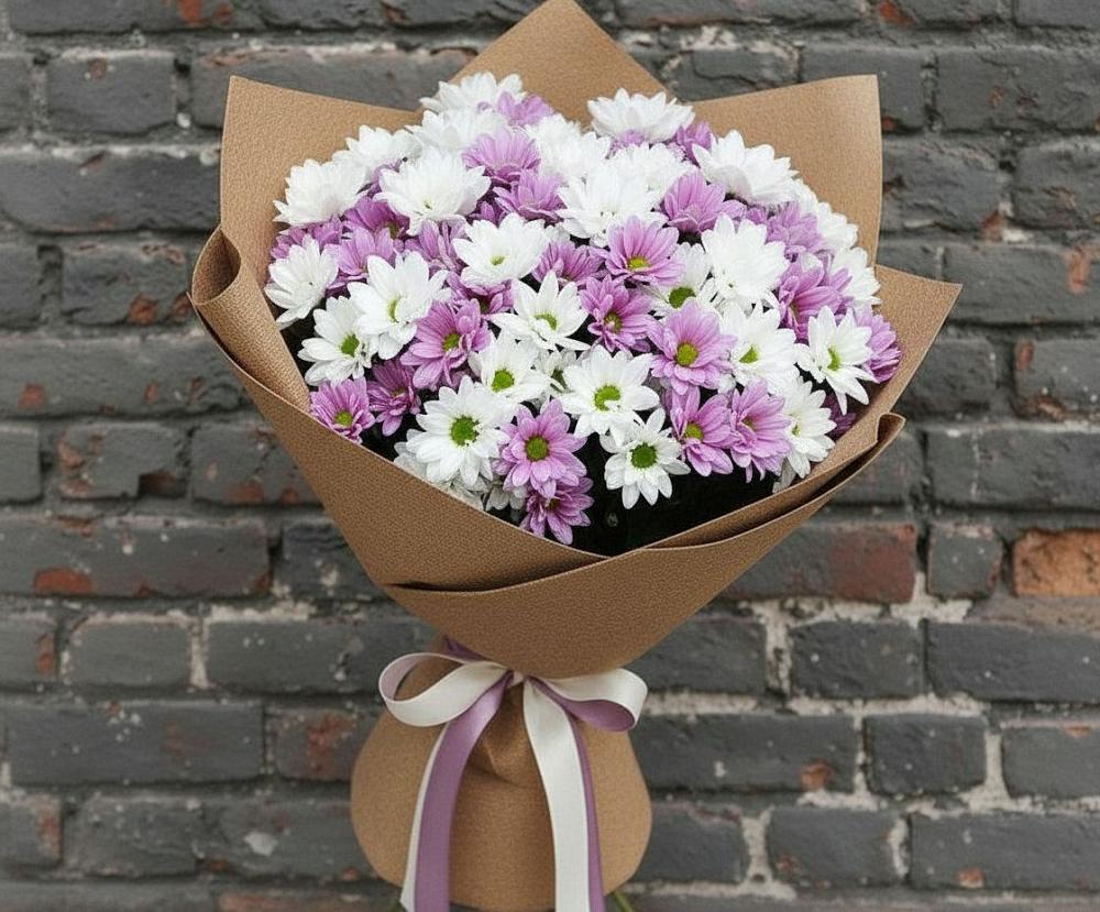 Букет цветов из: Хризантемы в Марусино