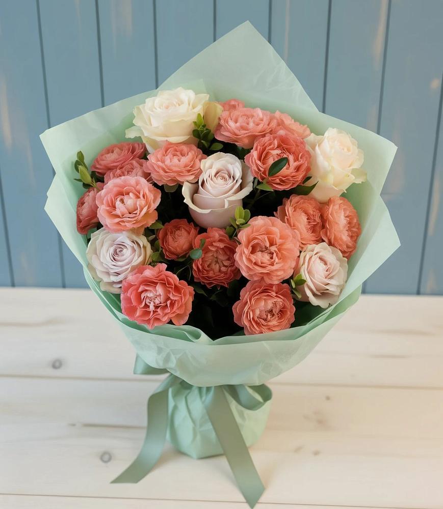 Букет цветов из: Розы в Марусино