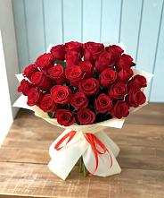 Букет 29 Красных роз в Марусино