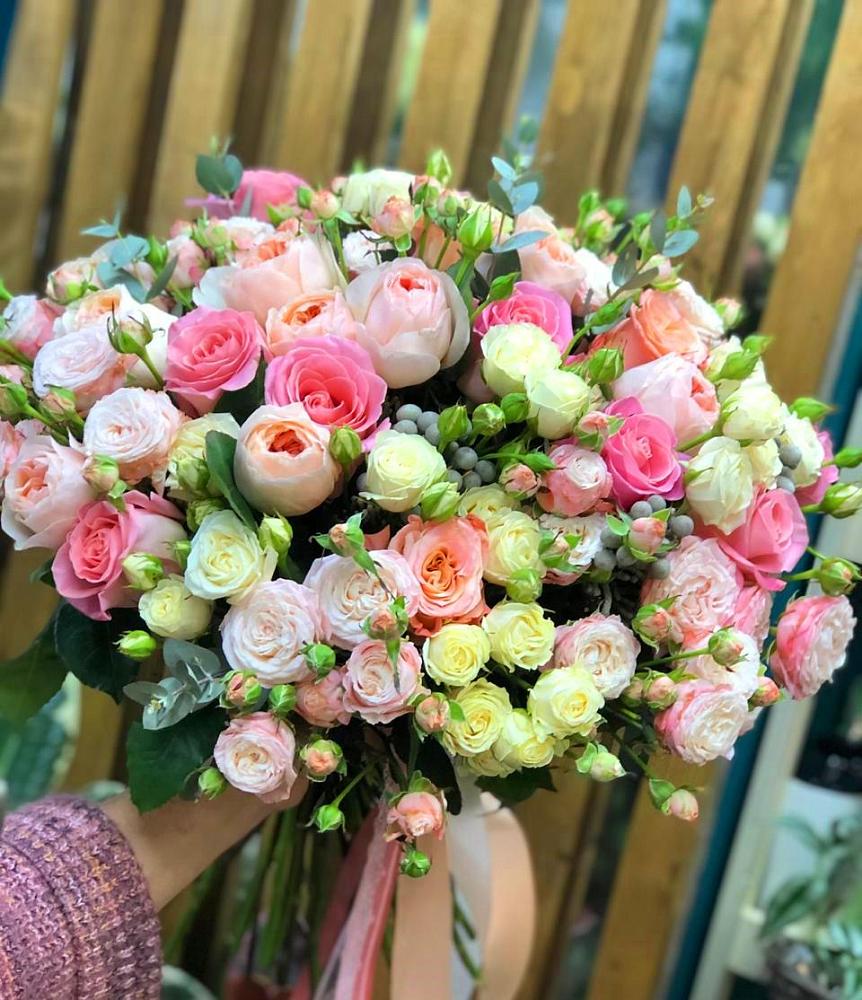 Букет цветов из: Розы в Марусино