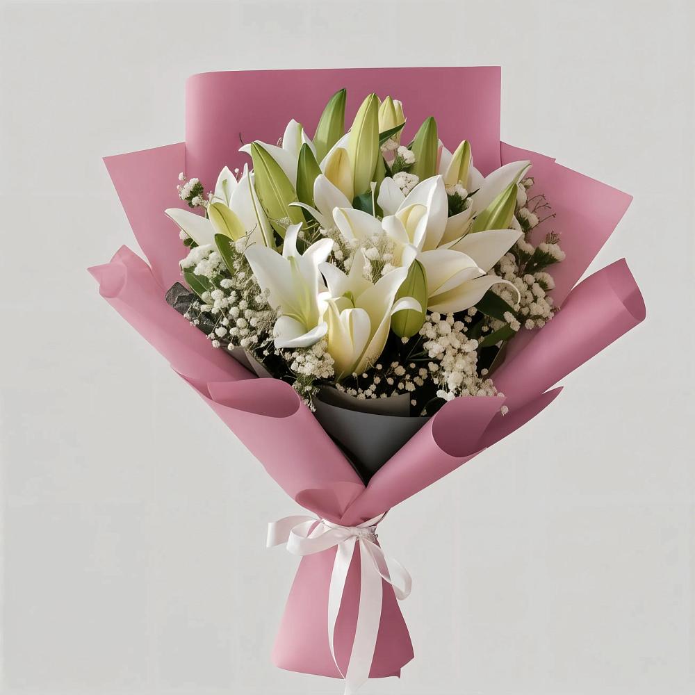 Букет цветов из: Лилии в Марусино