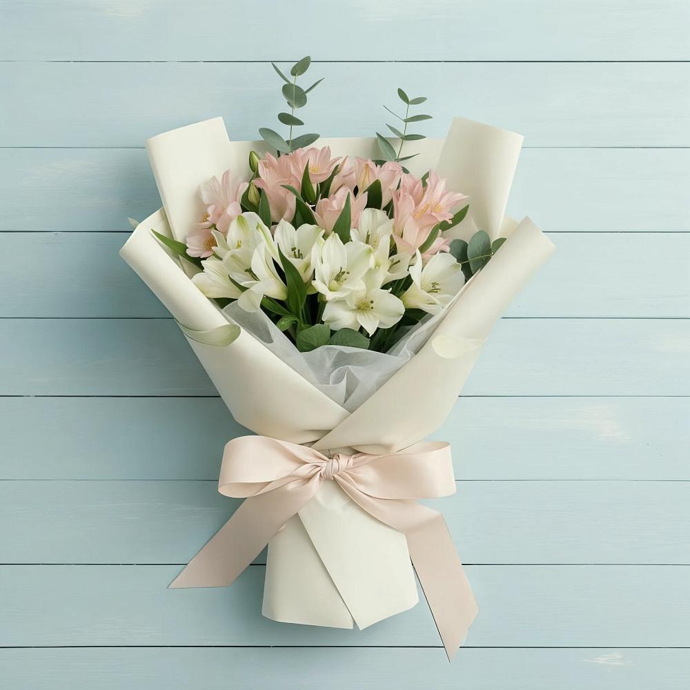 Букет цветов из: Альстромерии в Марусино