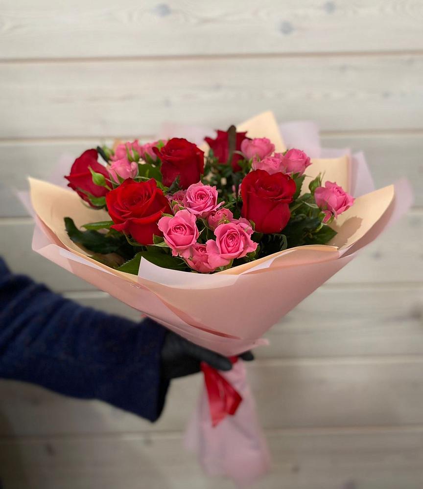 Букет цветов из: Розы в Марусино