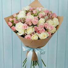 Букет цветов из:  Розы в Марусино